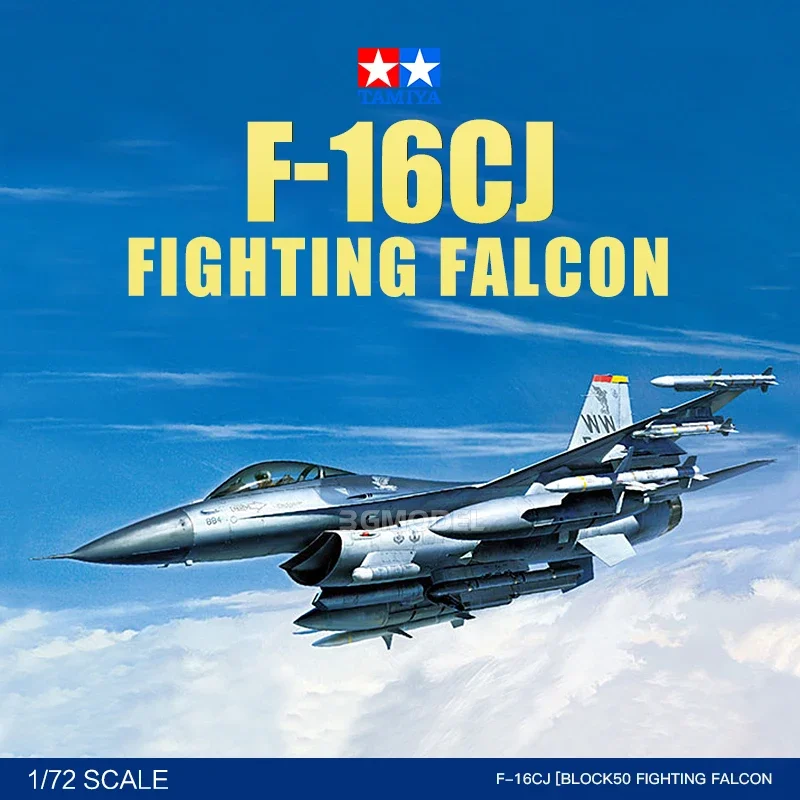 

TAMIYA Assembly Aircraft Model Kit 60788 US F-16CJ Falcon Fighter 1/72