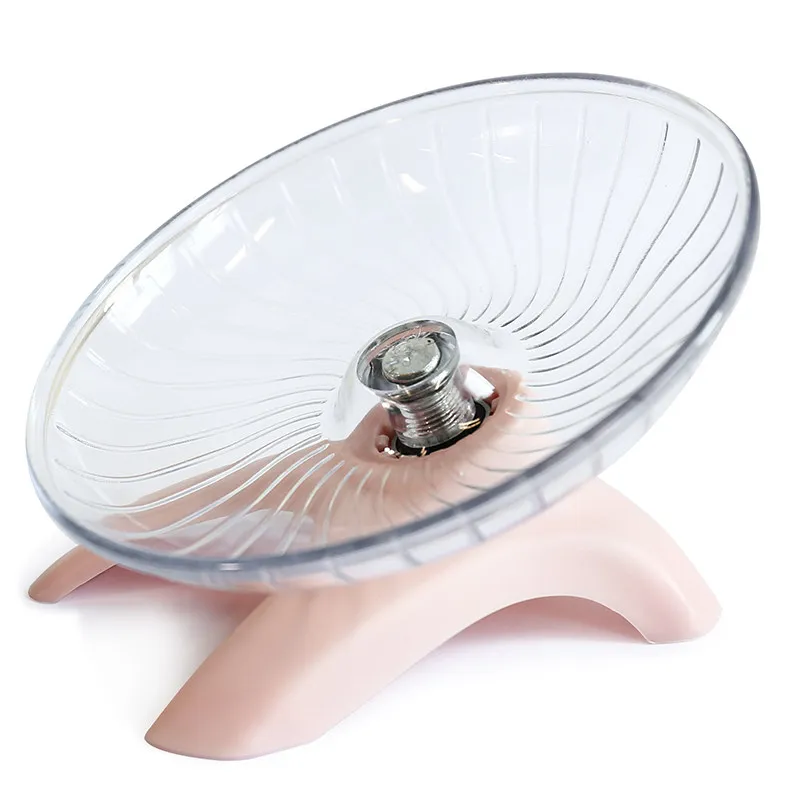 Hamster Running Plate Plastic Steel Shaft Silent Bearing Running Wheel Flying Saucer Treadmill