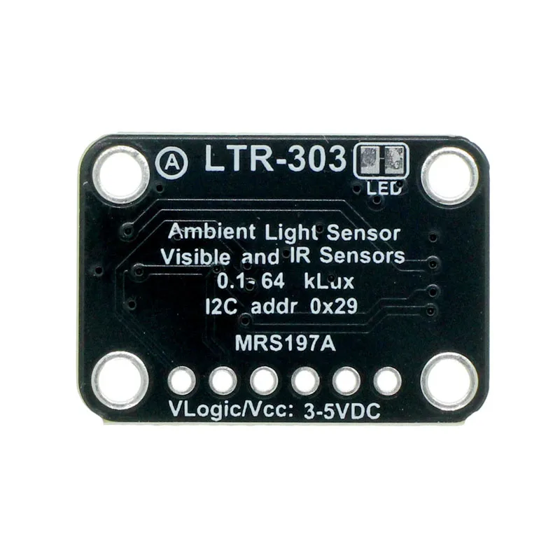 LTR-303 Ambient Light Sensor Module I2C Environmental Sensing Automatic Brightness Adjustment Compatible with STEMMA QT / Qwiic