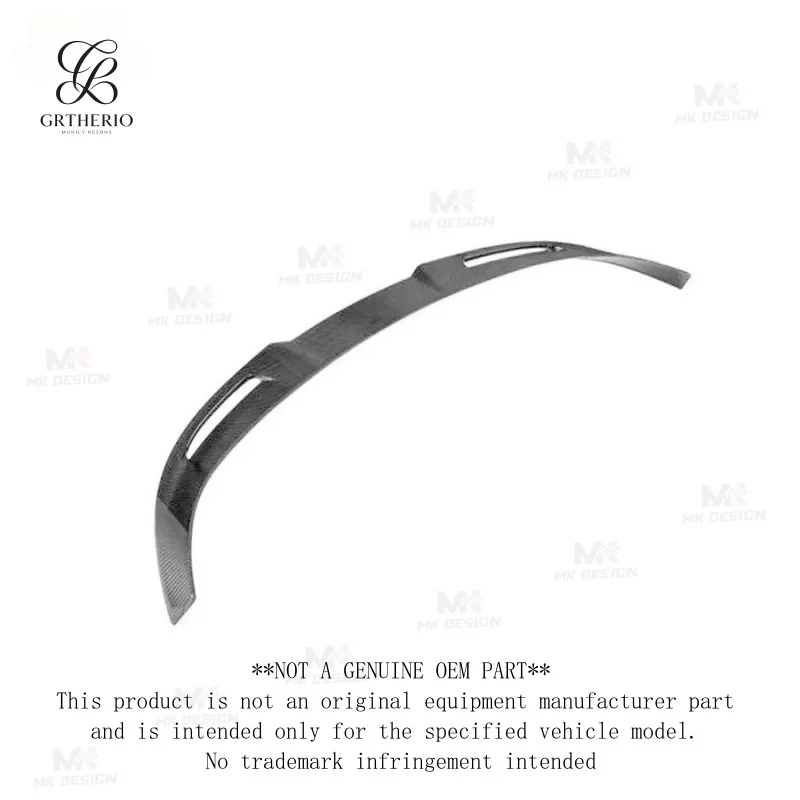 Suitable for Alfa Romeo Stelvio, this carbon fiber rear spoiler, top wing, and center wing provides downforce and enhances the c
