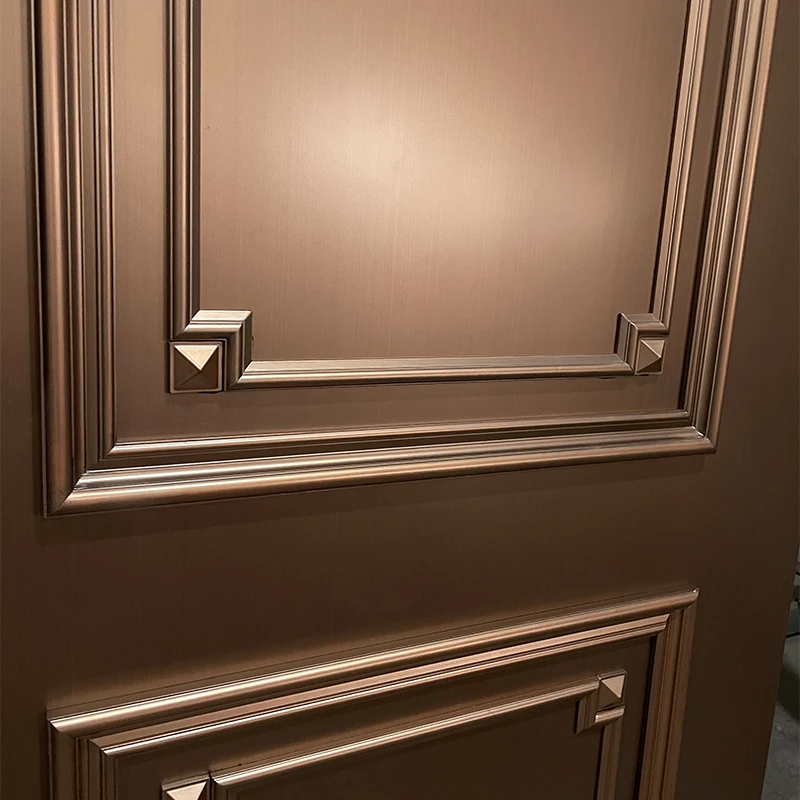 ประตูหน้าบ้านแบบใหม่ ดีไซน์โรงงาน  ประตูเหล็กกันขโมย สำหรับบ้าน