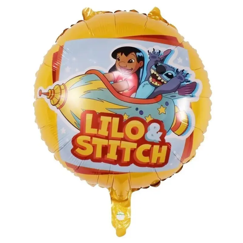 10Pcs 18inch Lilo & Stitch Cute Cartoon Foil Helium Balloon Air Globos Birthday Party Decoration Baby Shower Supplies Toys Gift