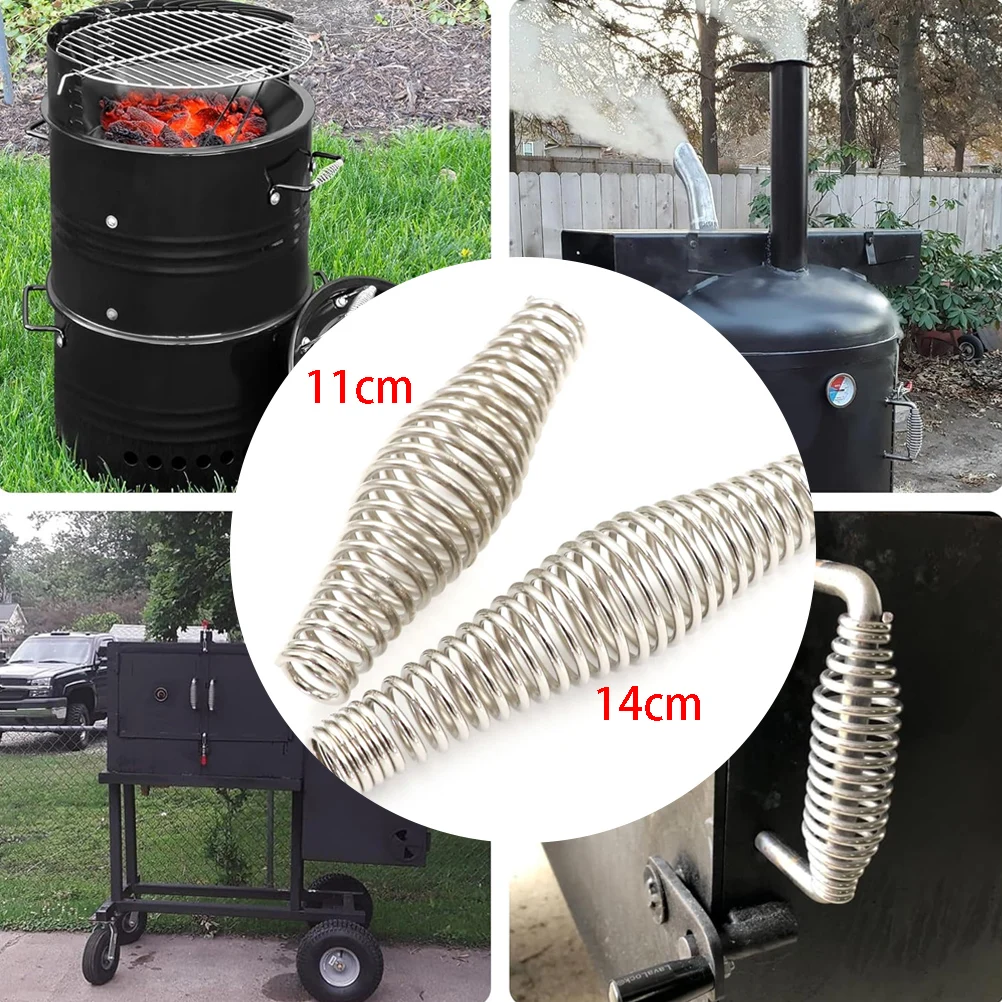 BBQ Cool Touch Stove Spring Handle Grip 1/2 Inch Rod Tightly Fit 5/8 Inch Hole Barbecue Smoker Grill Pit Accessories Parts