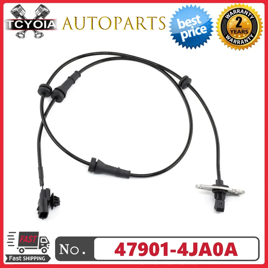 

ABS Wheel Speed Sensor for Nissan Navara NP300 Frontier D23 2014- 4X4 Pickup 47901-4JA0A Rear Left NEW