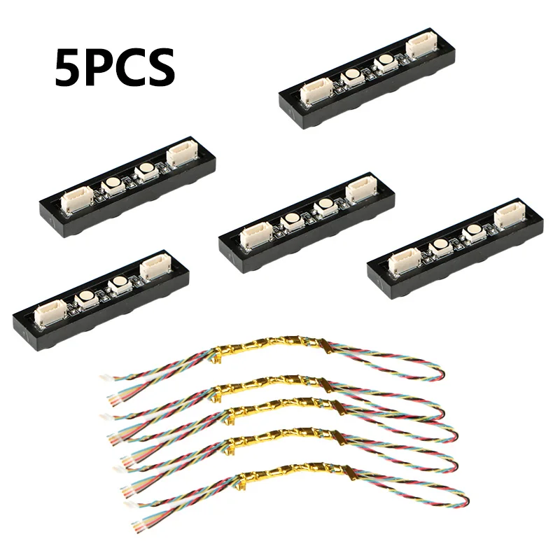 6 sztuk 1X4 USB pilot światło RGB zabawka budowlana MOC wiele trybów miasto przebarwienia DIY wysuwana elektroniczna cegła