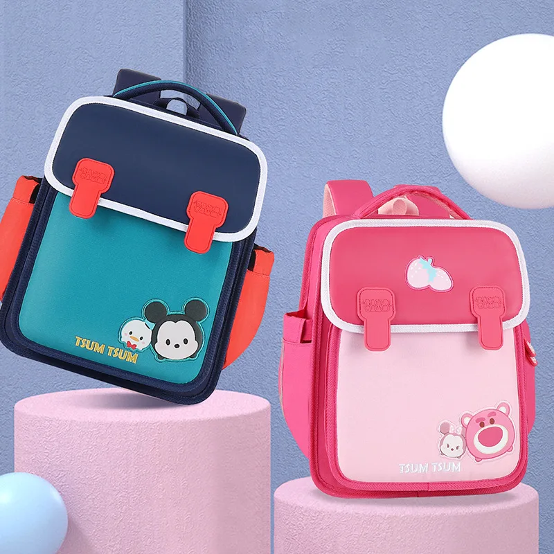 

Dinsney Minnie School Bags For Boys Girls Kindergarten Grade 1 Primary Student Shoulder Orthopedic Backpack Kids Gifts Mochilas