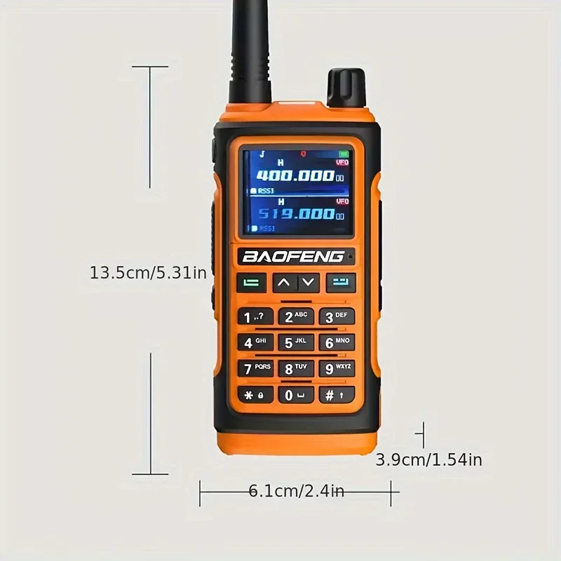 1pc Baofeng UV 17 Walkie Talkies, Four Bands Wireless Frequency Waterproof Two Way Radio, Long Range , Outdoor Supplies