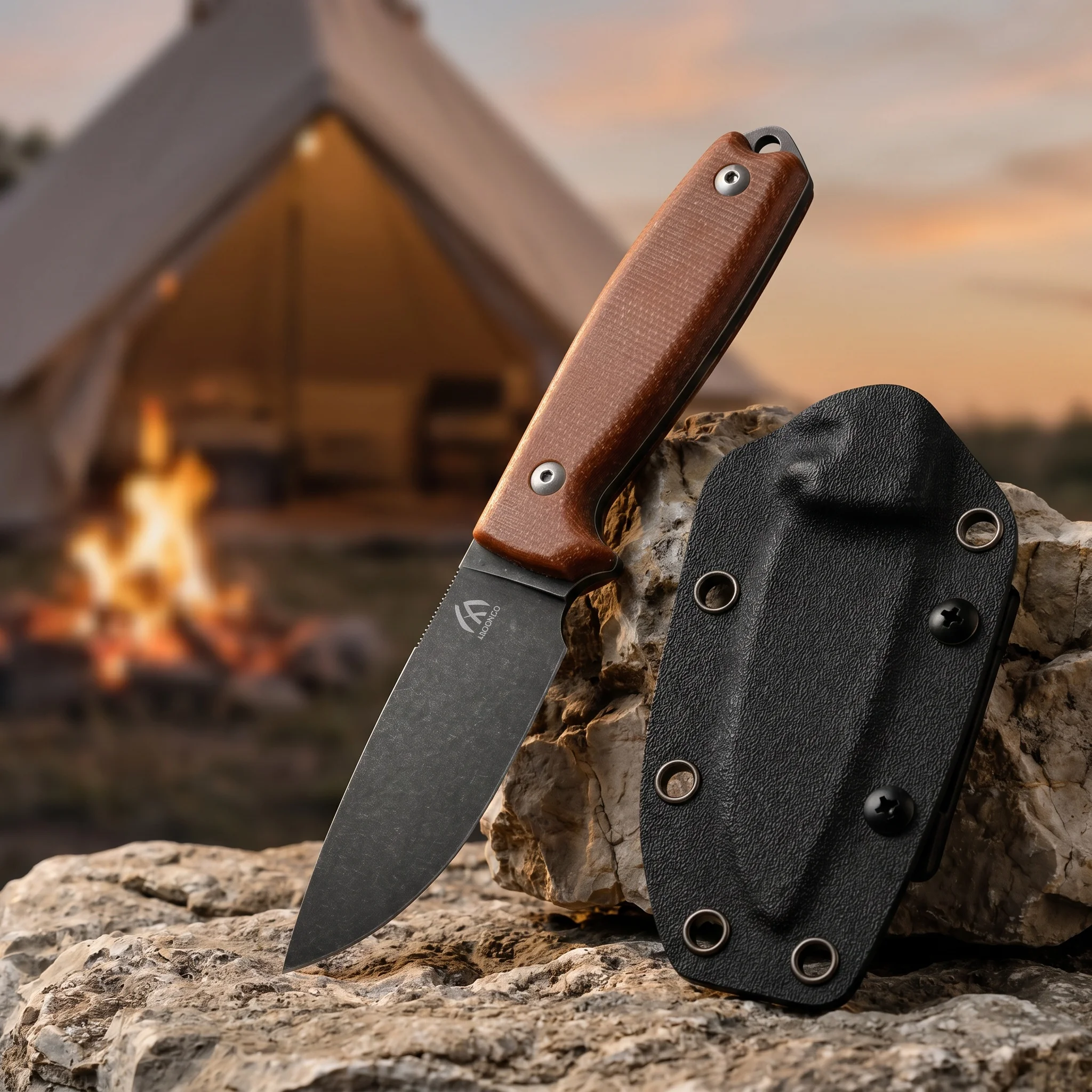 Lightweight Pocket Outdoor Knife, Durable and Wear-resistant Material, Practical Cutting Tool for Daily Commuting, Camping, and view 3