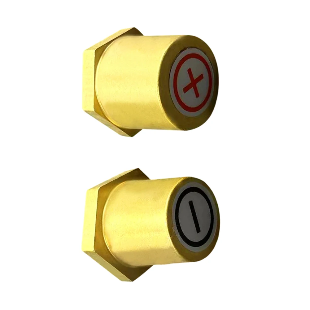 

2PCS Brass External Thread Screw Post Automotive Positive Negative Battery Terminal Adaptor Binding Power Supply Connector