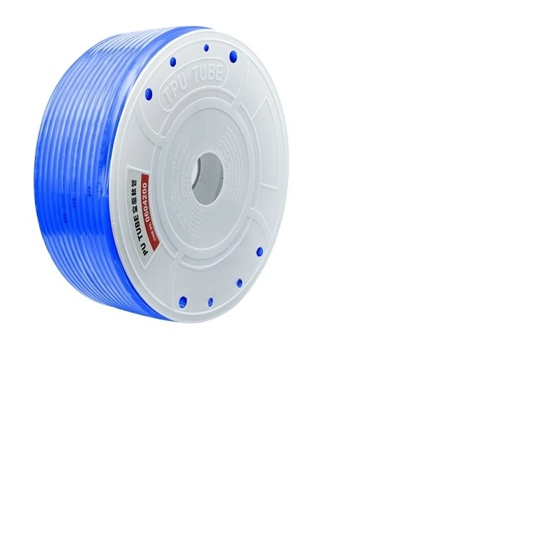 For Explosion-proof and High Pressure Resistant PU Trachea  High Temperature Resistant Blue Transparent PU Hose