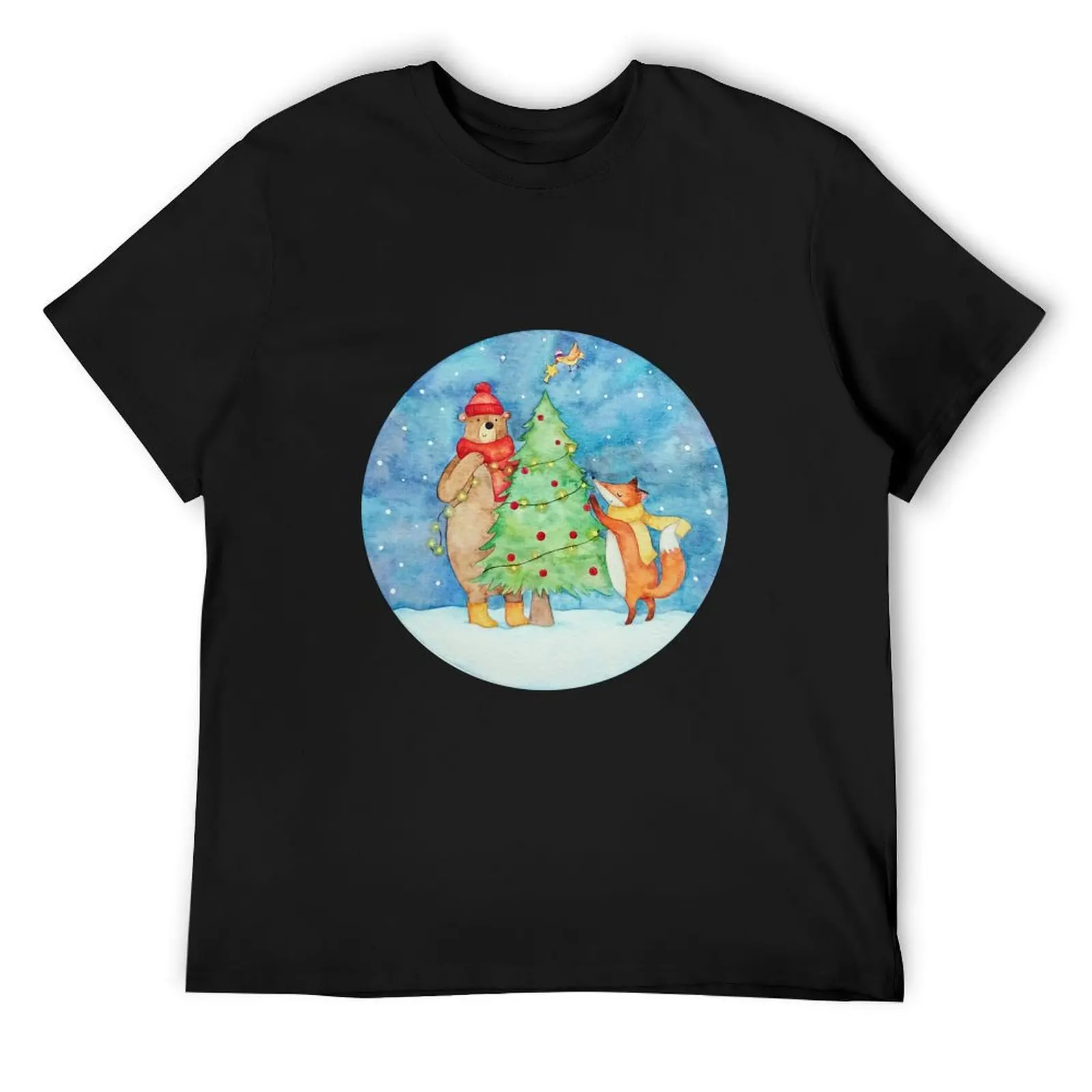 

Christmas Decorating Friends T-Shirt new gifts and t-shirts graphic t shirts Man t-shirt sweat men clothing
