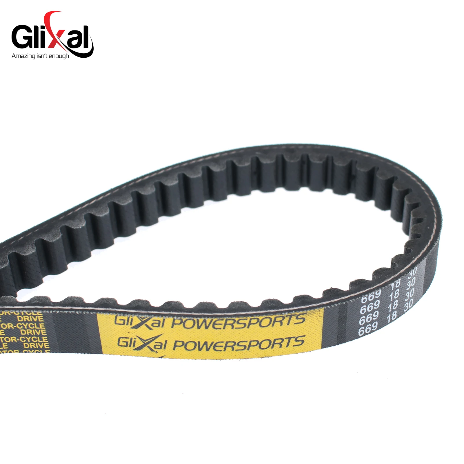 Glixal CVT Drive Belt para Scooter chinês, ciclomotor ATV Go-kart 139QMB 139QMA motor, GY6 49cc 50cc 80cc 100cc 669 18 30