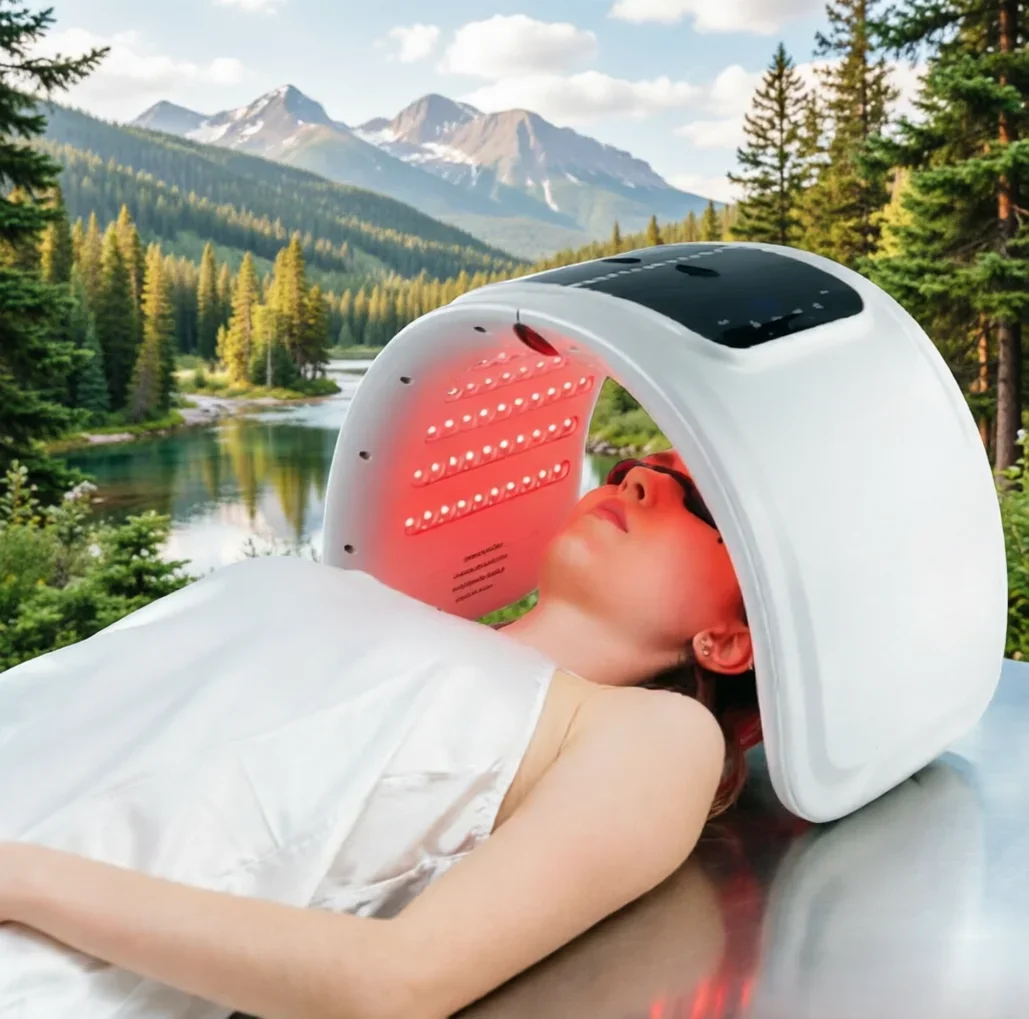 

7 Colors LED Photon Machine Nano Spray Hydrating Face Body Mask Salon Home Use Skin Rejuvenation Acne Skin Care