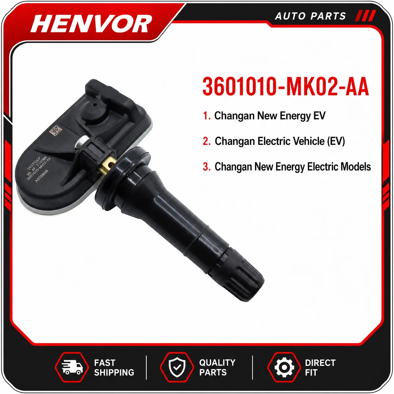 3601010-MK02-AA TPMS Tire Pressure Sensor for Changan New Energy EV Electric Vehicle Replacement Auto Parts