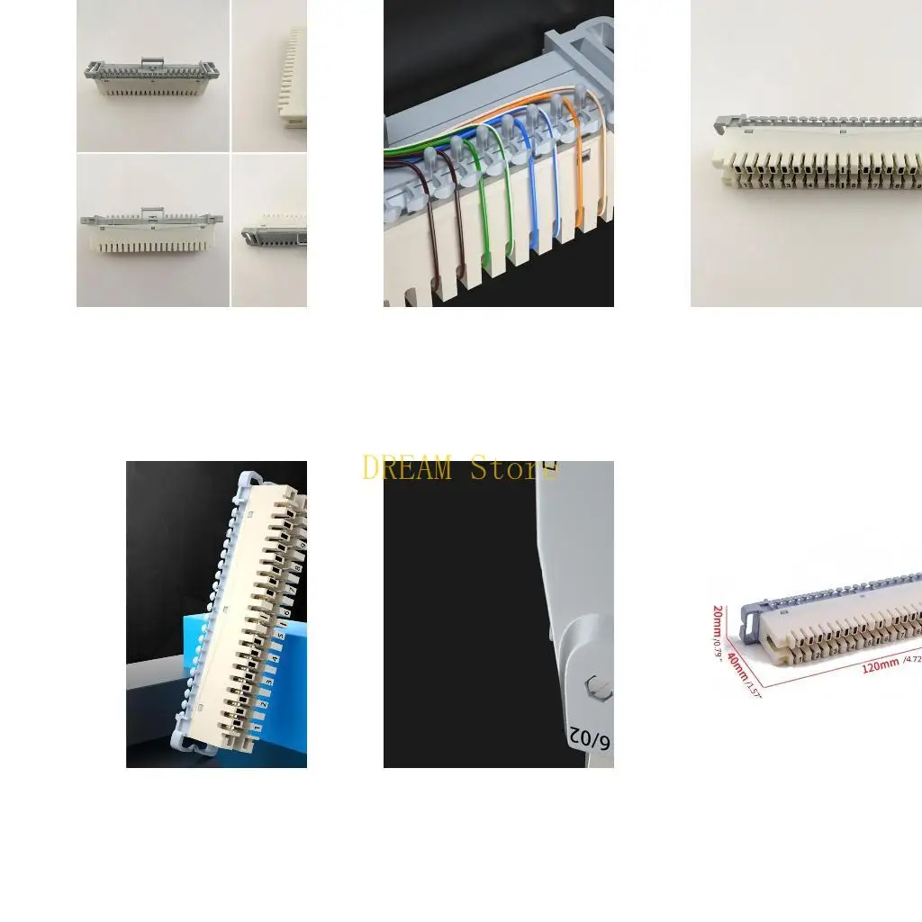 Silver-plated Copper Terminal Block Telephone Spring Snaps into Wiring Module best sale