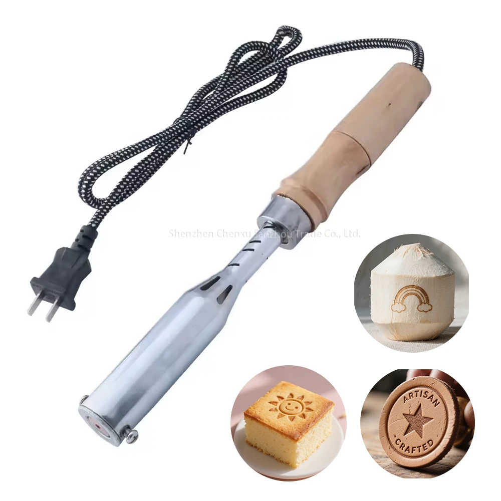 Leather Stamping Wood Cake Bread Branding Machine Paper Hot Stamping Machine Leather Embossing Logo Embossing Machines