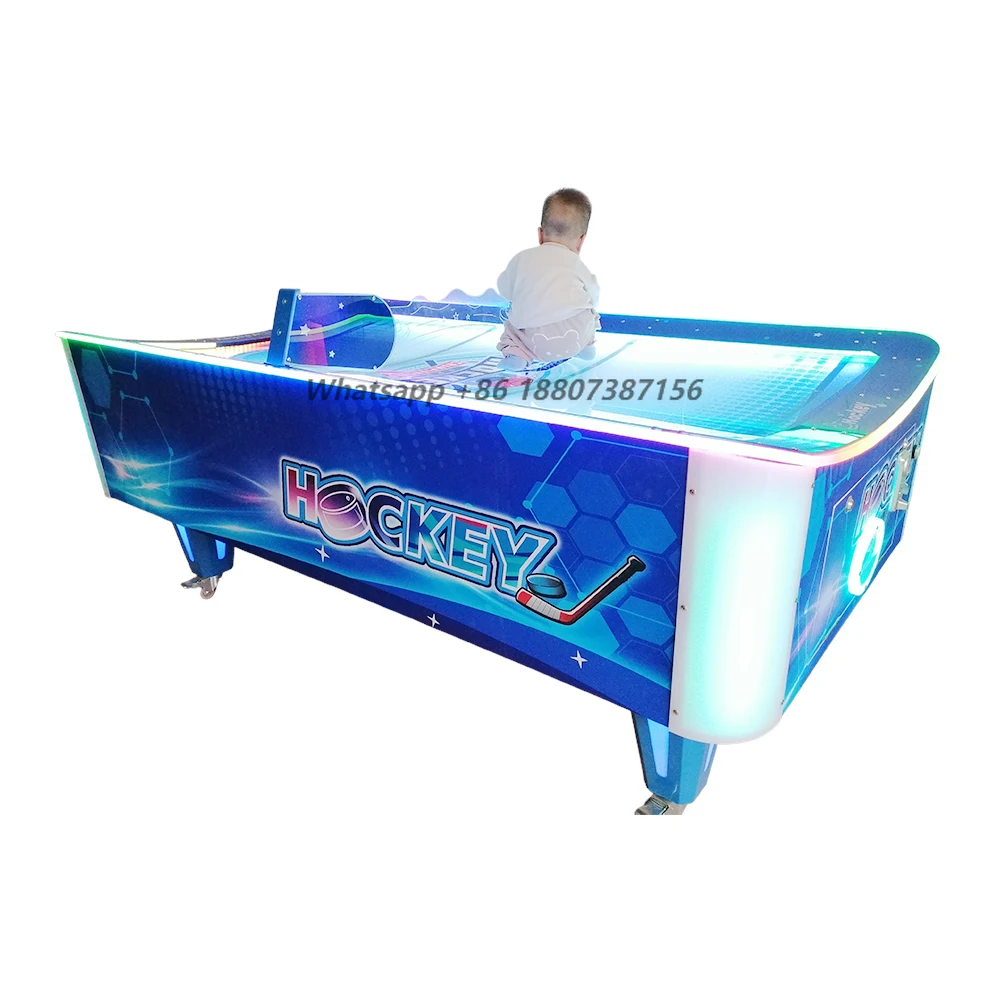 2 Players Coin Operated Arcade Tabletop Games With Air Hockey Game Hockey Game in Mall Center