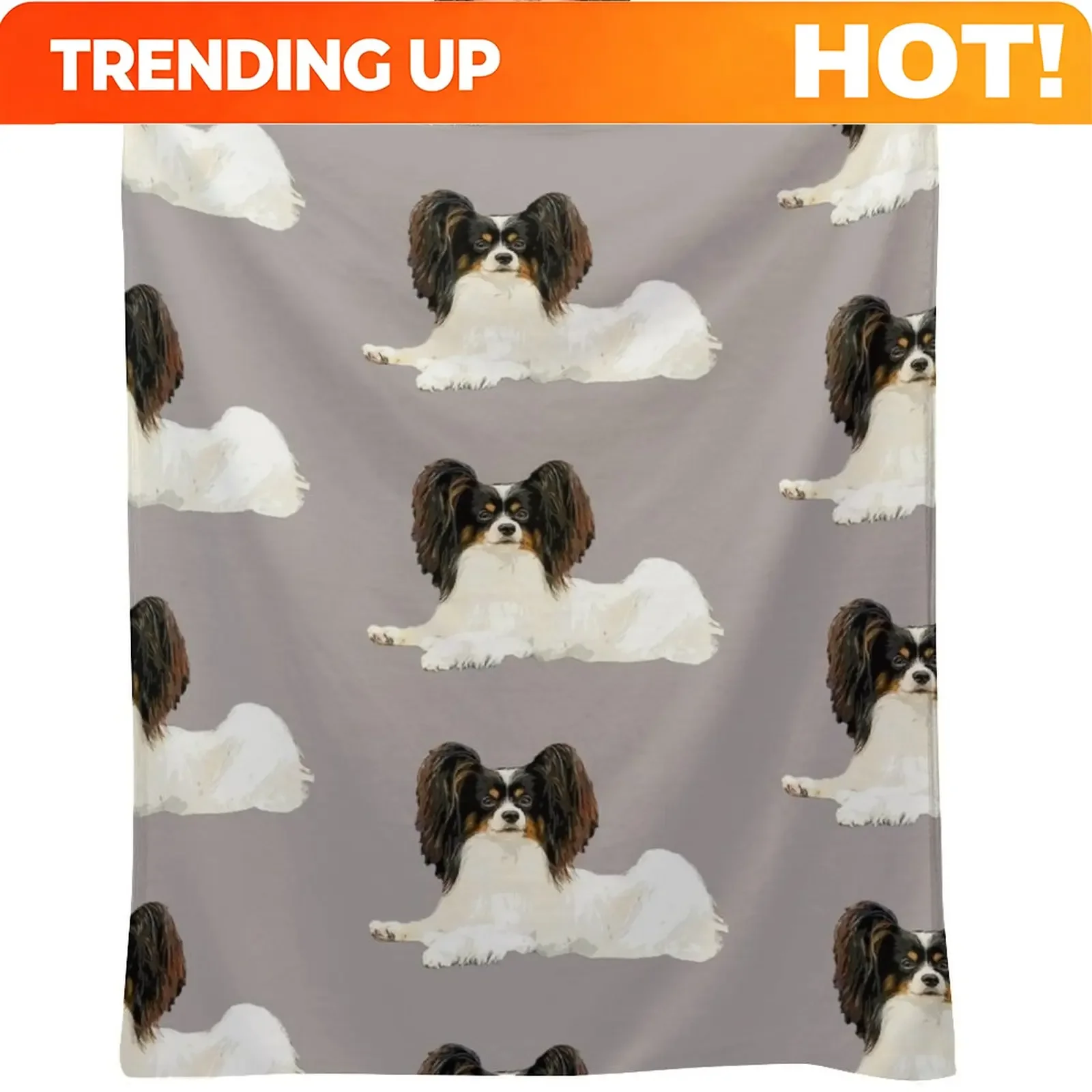 Custom Papillon - Look At Those Butterfly Ears! Throw Blanket Blankets For Baby Soft Big Designers Sofa Bed Blankets