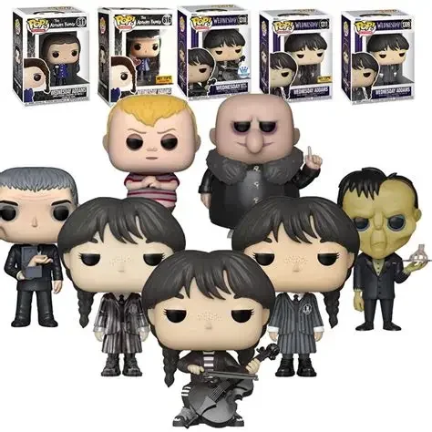 Funko Pop TV WEDNESDAY Family LURCH 815 #    ADDAMS 811 #   1309 #   1310 #   1311 #   Addams # Colección de 1552 Figuras de Vinilo, Juguetes Modelo