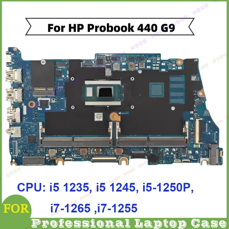 BDBH@ DAX8SFMB8B1 Motherboard For HP Probook 440 G9 Laptop  with Cpu i5-1235U i7-1255 CPU DA0X8SMB8H2 DAX8SFMB8B2 Working Good