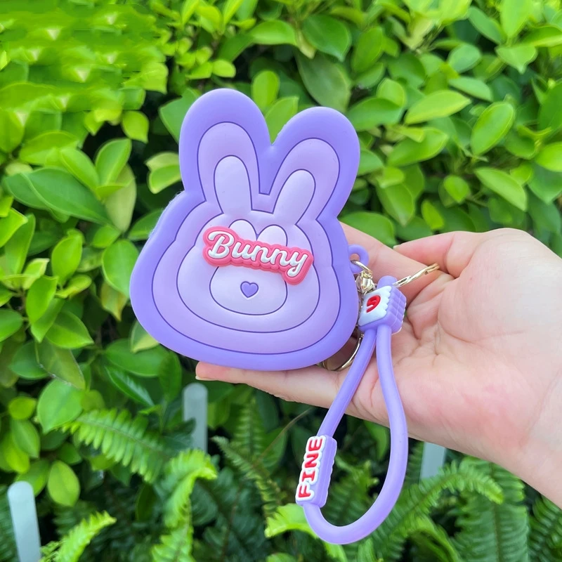 

Cute Key Bag Adorable Silicone Coin Purse Children'S Zipper Bag Flexible Cartoon Coin Pouch For Everyday Use Purse Backpack