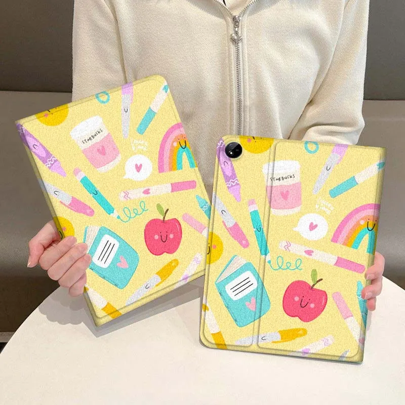 

Daily Necessities Pattern For Vivo IQOO Pad2 Pad3 Pad5 Air SE Pro 12.1 12.3 13 11.5 11 inch Tablet Case