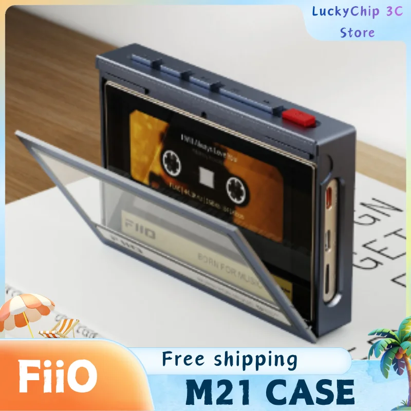 

Защитный чехол для MP3-плеера FiiO M21 с дизайном в стиле ретро-магнитной ленты, портативный чехол для музыкального плеера и портативных устройств