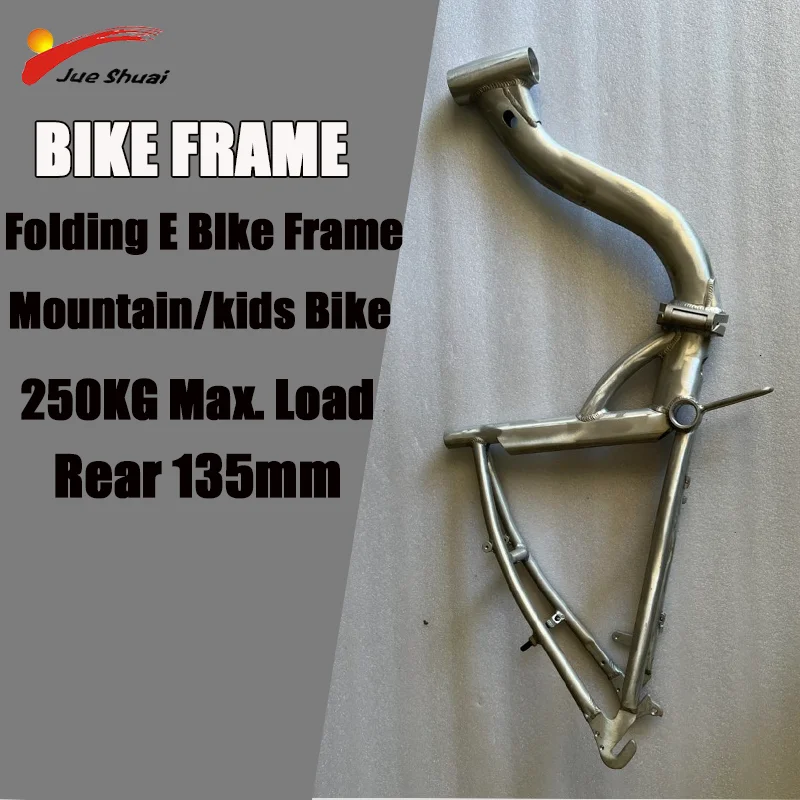 

Silver Aluminum Alloy Bike Frame 20 Inch Bicycle Frame Compatible with Mountain/Road/Kids Bike 250KG Maximum Load