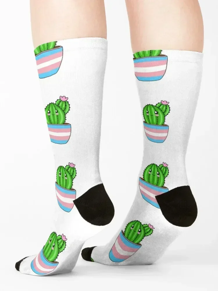 Trans Cactus Calcetines año nuevo color esencial Mujer Calcetines Hombre