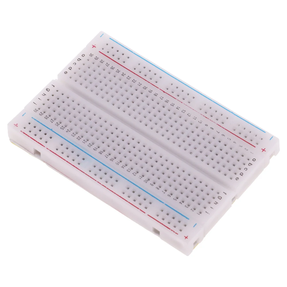 400 Tie Point Interlocking Solderless mini Breadboard Transparent breadboard for arduino 83X55 mm Crystal Breadboard