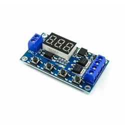 DC 12V 24V Dual MOS LED Digital Time Delay Relay Trigger Cycle Timer Delay Switch Circuit Board Timing Control Module fai da te