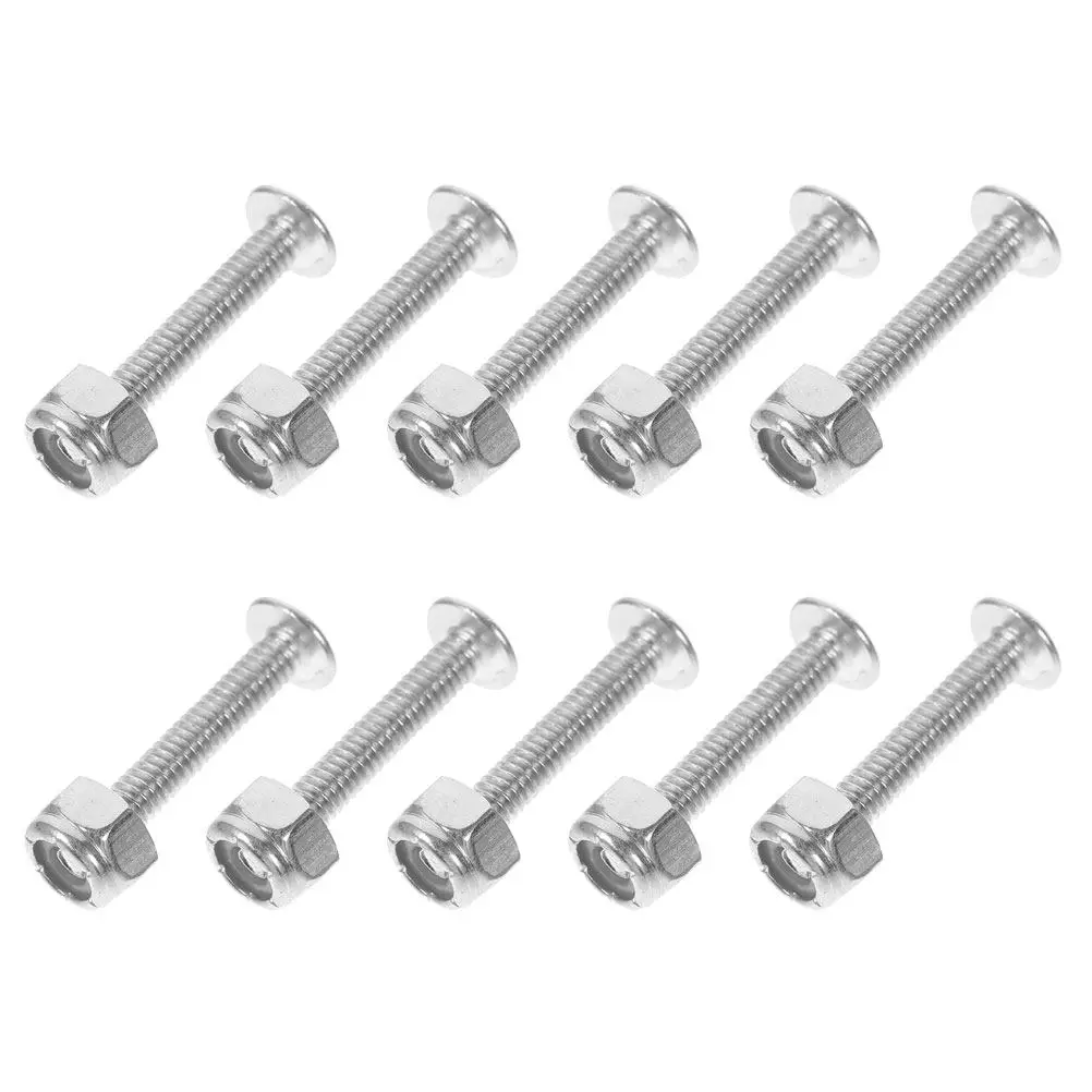 15Pcs Galvanized Iron Foosball Table Screws and Nuts for Stable Player Attachment Easy Assembly Disassembly Replacement