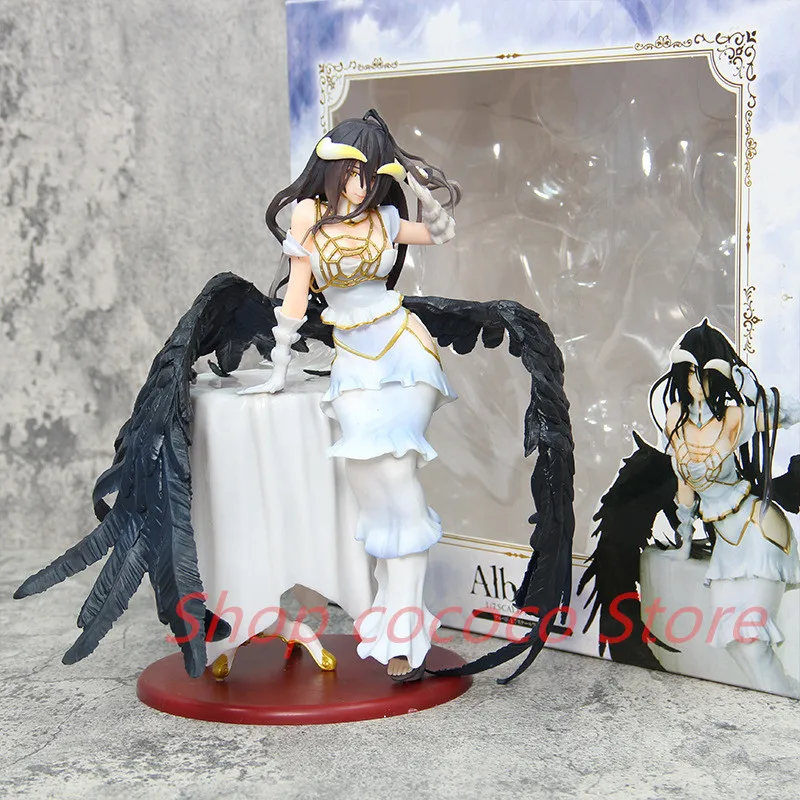 

Anime Overlord Albedo Sitting Position PVC Action Figure Collectible Model Doll Toy 28cm