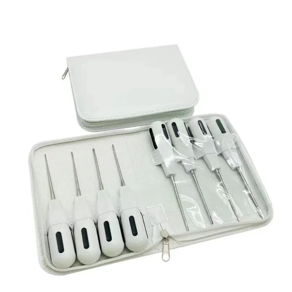 

8pcs/set Stainless Steel Dental Extraction Lifter Curved Root Lifter Stainless Steel Dental Lifter Dental Surgery Screwdriver