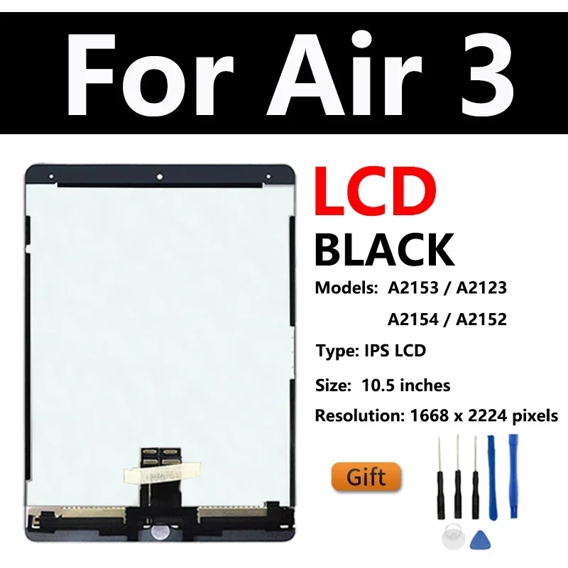 OEM 液晶 Apple iPad Air 1 2 3 4 5 2019 2020 2022 A2324 A2123 A2591