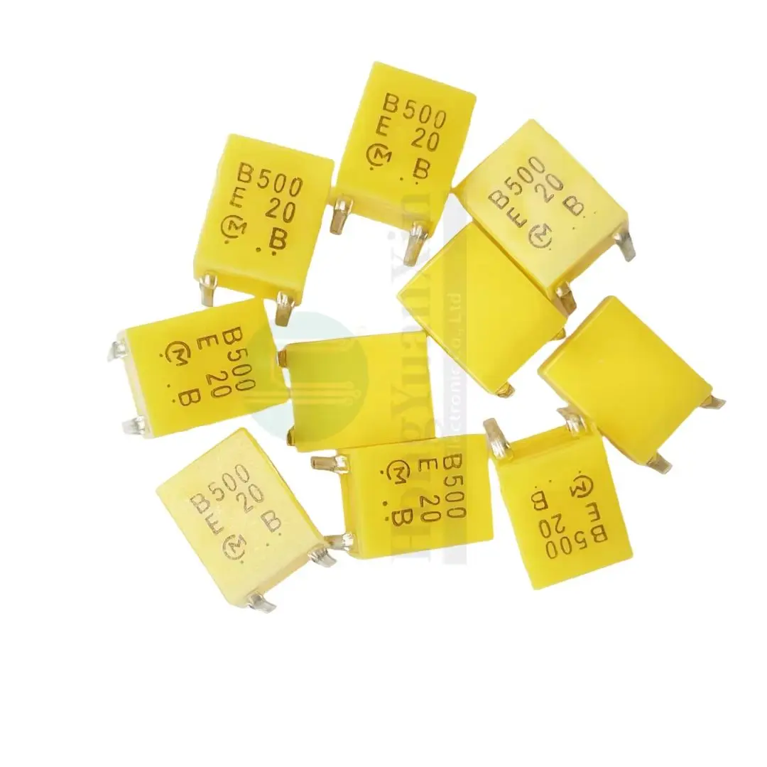 50PCS/ 500K ceramic crystal oscillator CSB500E20 B500E20 500KHZ in-line 2-pin resonator