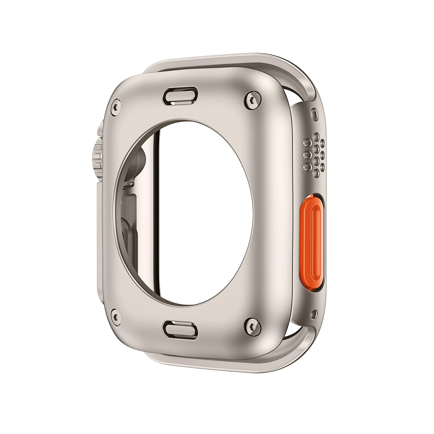 Capa protetora de tela para apple watch 46mm 44mm 45mm 40mm 41mm, capa dura para pc dianteiro e traseiro iwatch 10 9 8 7 6 muda para ultra