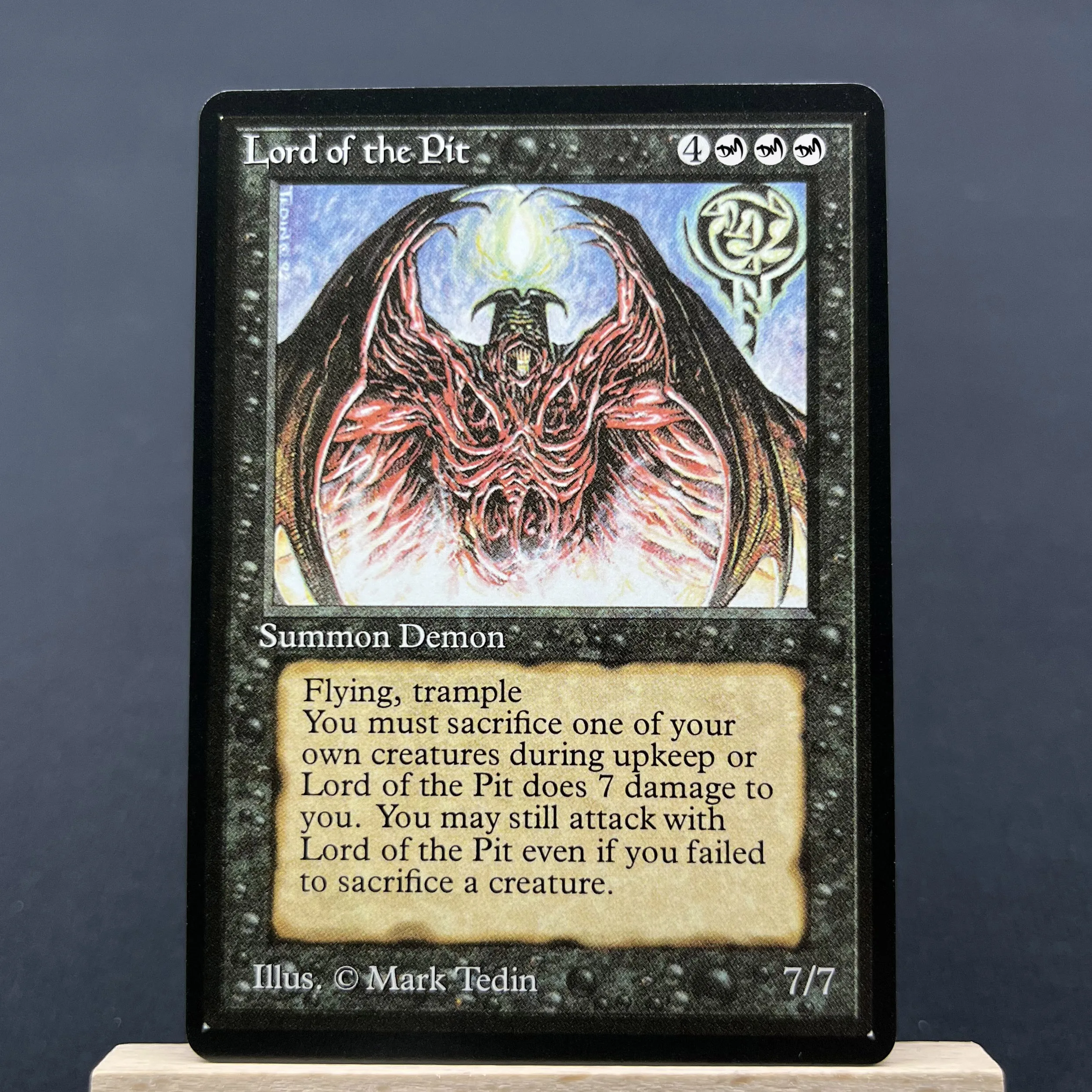 Beta NORMAL1-Ⅰ03 Tcg cards proxy magical the Lord of the Pit Mind Twist Nether Shadow Nightmare Word of Command gather