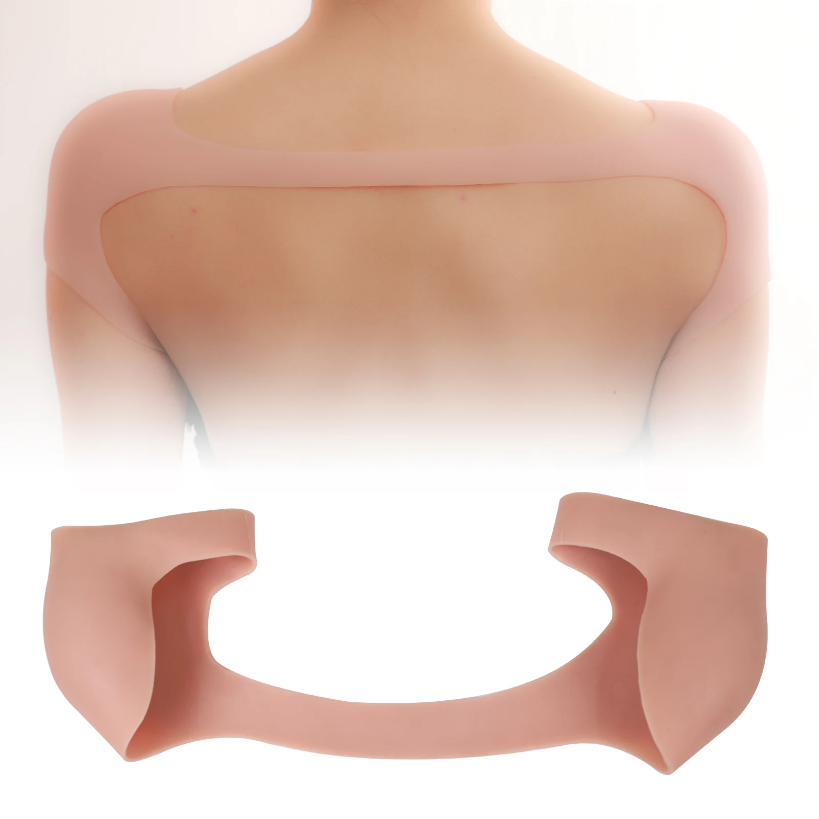 

Мягкие силиконовые подплечники, противоскользящие мягкие съемные подплечники, подходят для многоразового использования для узких плеч