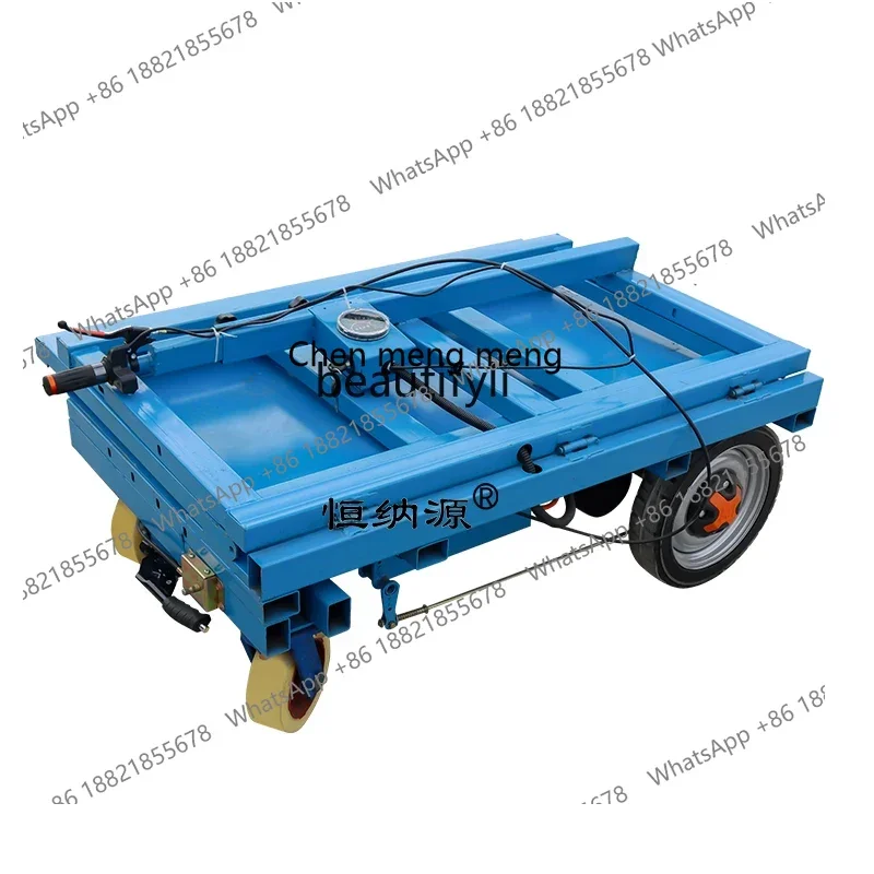 Z189 A06 Electric four-wheel pull glass hand push pull trolley Foldable transporter Plate trolley