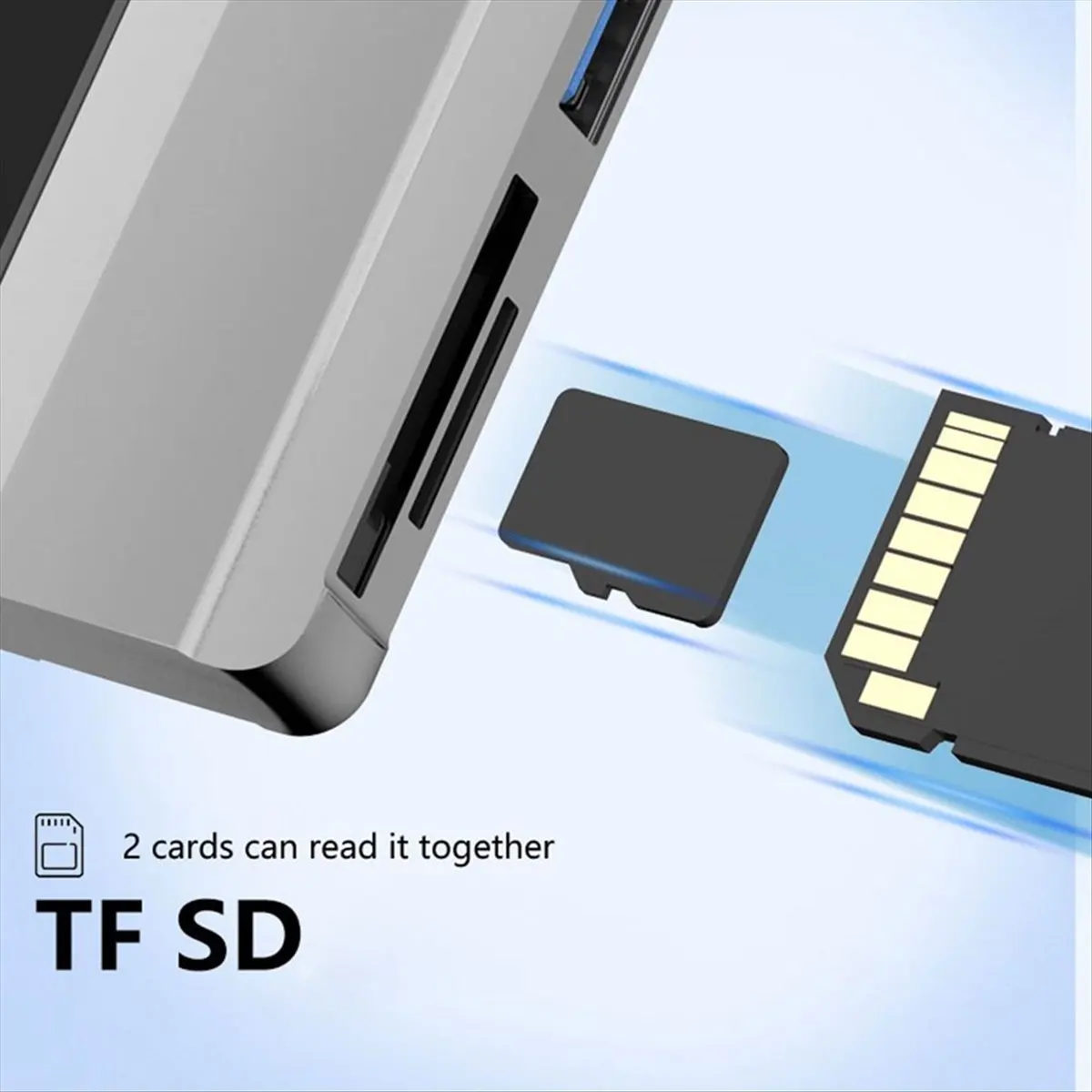 Multiport Expander 4K -Compatible USB 3.0 HUB Docking Station Memory Card Reader for Pro 4/5/6