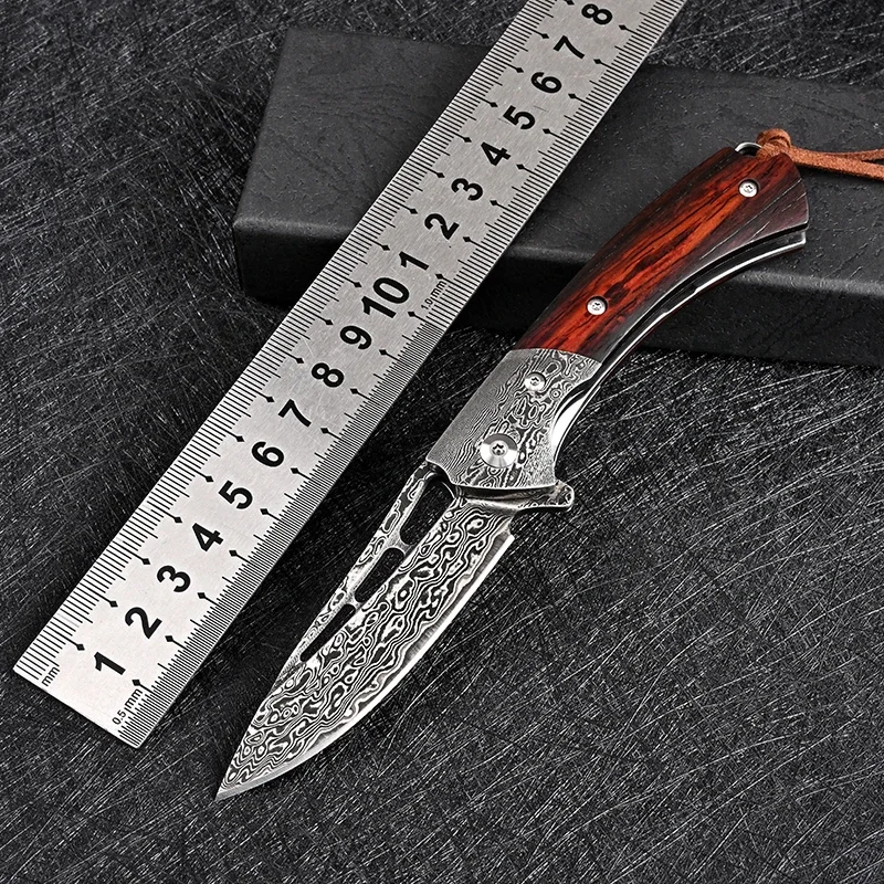 

Folding Knife Tactical Military VG10 Damascus Steel Outdoor Hunting Survival Knives Self Defense Navaja Defensa Personal Faca