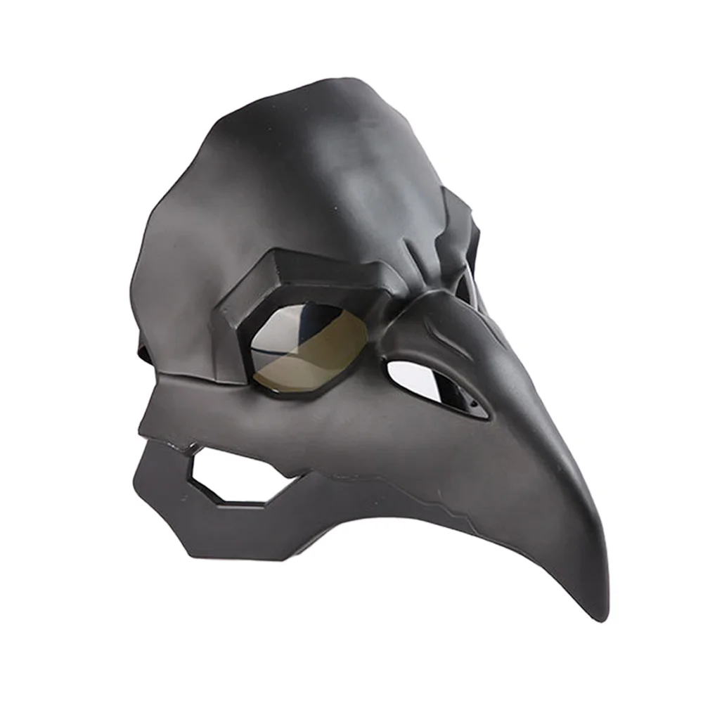 

Death Raven Animal Mask Cosplay Eagle Beak Crows Plague Doctor Plastic Masks Halloween Carnival Party Costume Props Deluxe