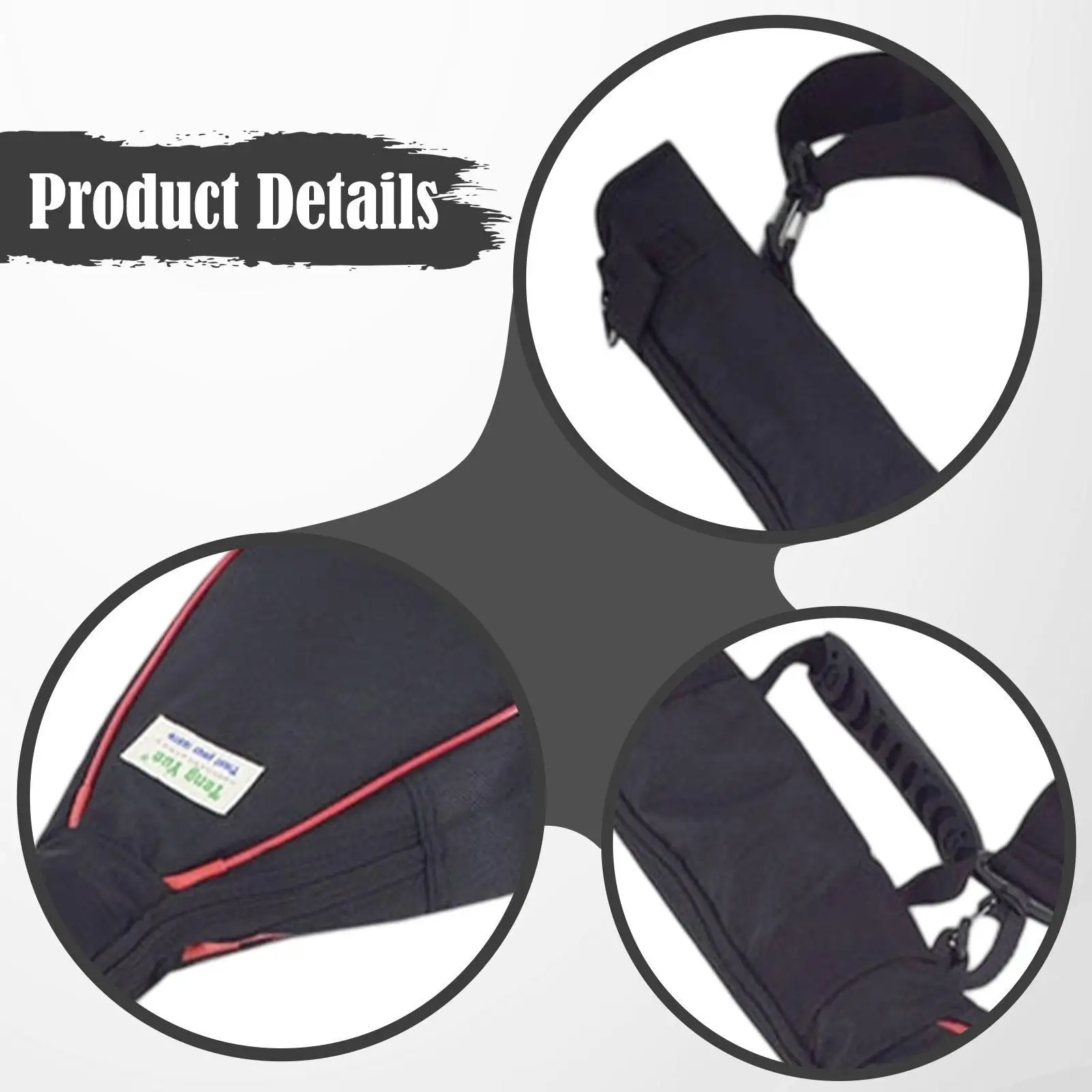 Golf Club Carry Bag Organizer Handbag Holds 3 Club Lightweight Storage Bag for Course Practicing Outdoor Sports Driving Range