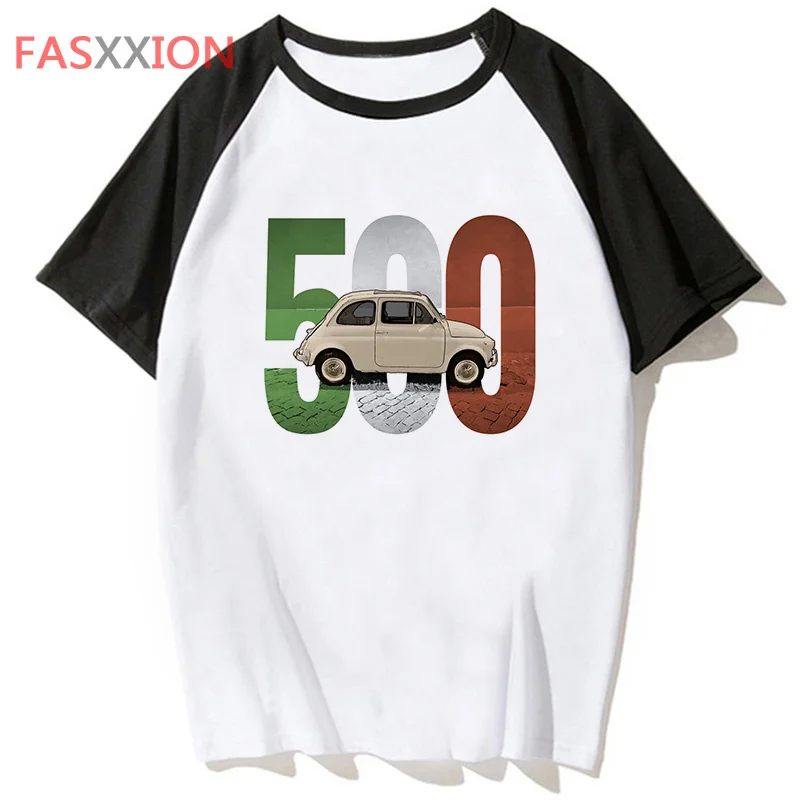 Abarth t shirt male couple clothes print aesthetic couple  tumblr tshirt harajuku kawaii harajuku