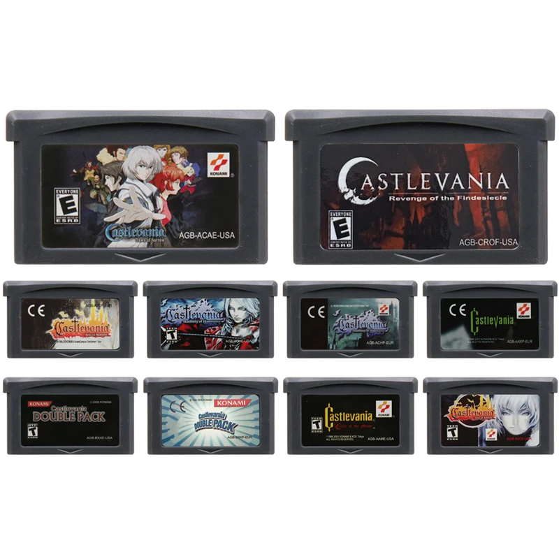 

GBA Game Cartridge Castlevania Series 32 Bit Video Games Console Card