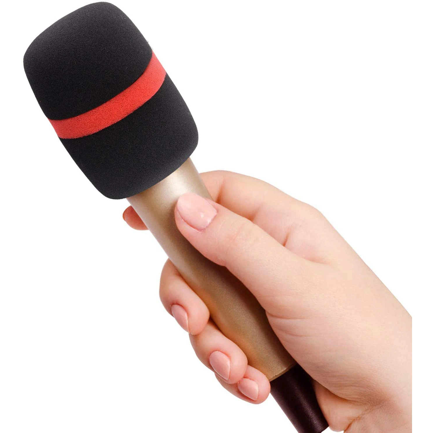 10Pcs Headset Windscreen Thickened KTV Handheld Dust Proof Soft Sponge Microphone Cover Replacement Accessories