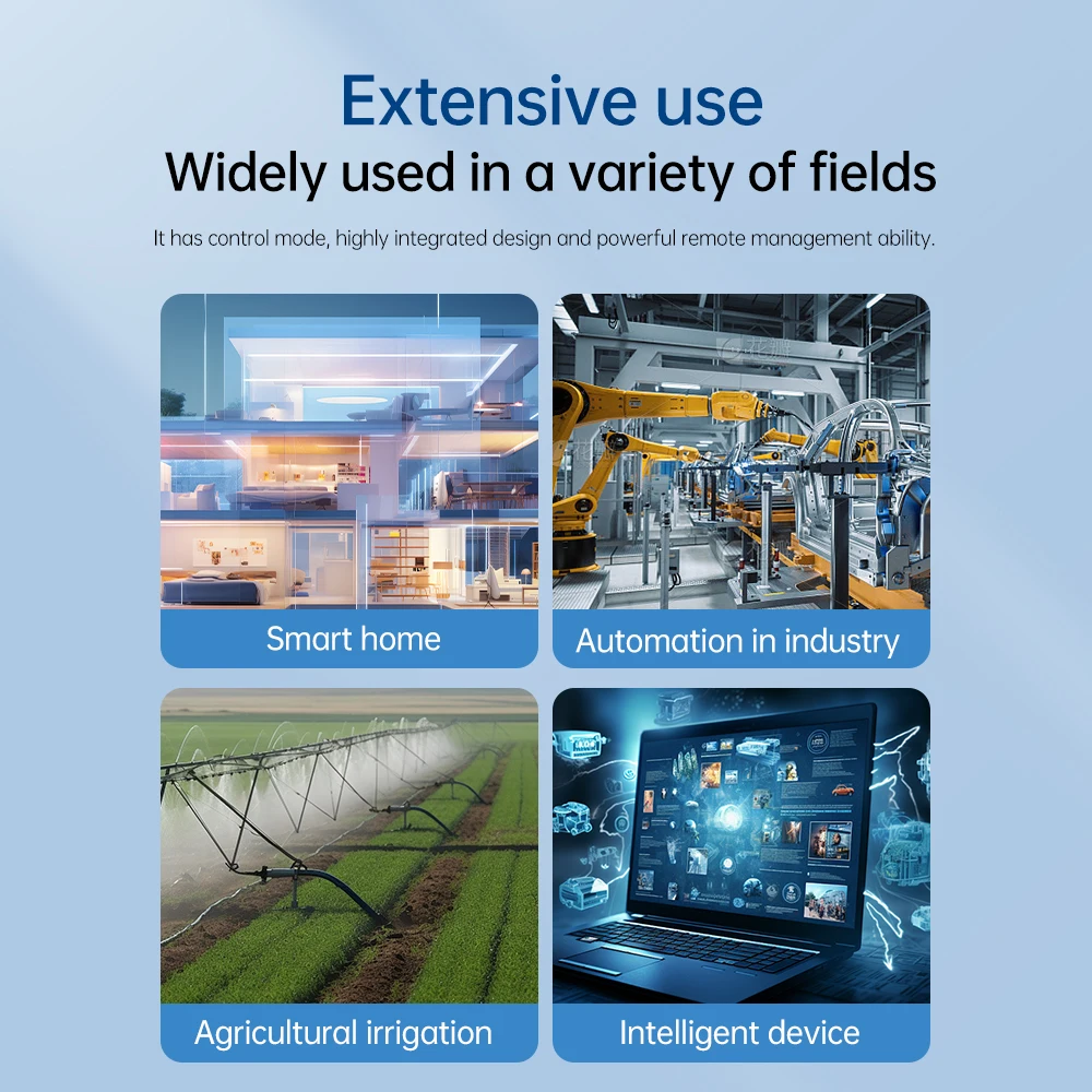 AC/DC7-32V/Type-C5V 4 웨이 APP WiFi 원격 제어 릴레이 스위치 모듈 지원 433MHZ 원격 제어 Wifi2.4GHz b/g/n Bluetooth