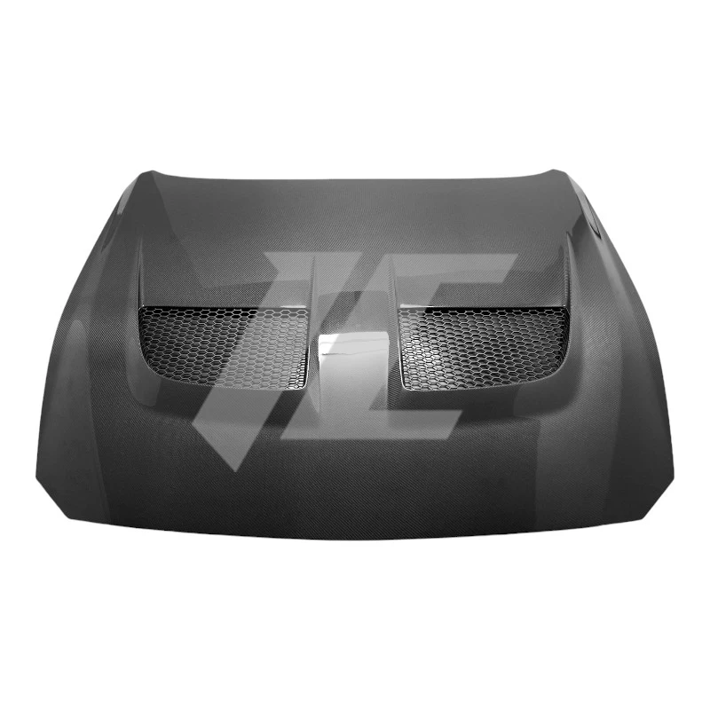 GTD Style Carbon Fiber Fibre Front Bonnet Engine Hood For Ford Mustang GT EcoBoost Dark Horse 2024 2025