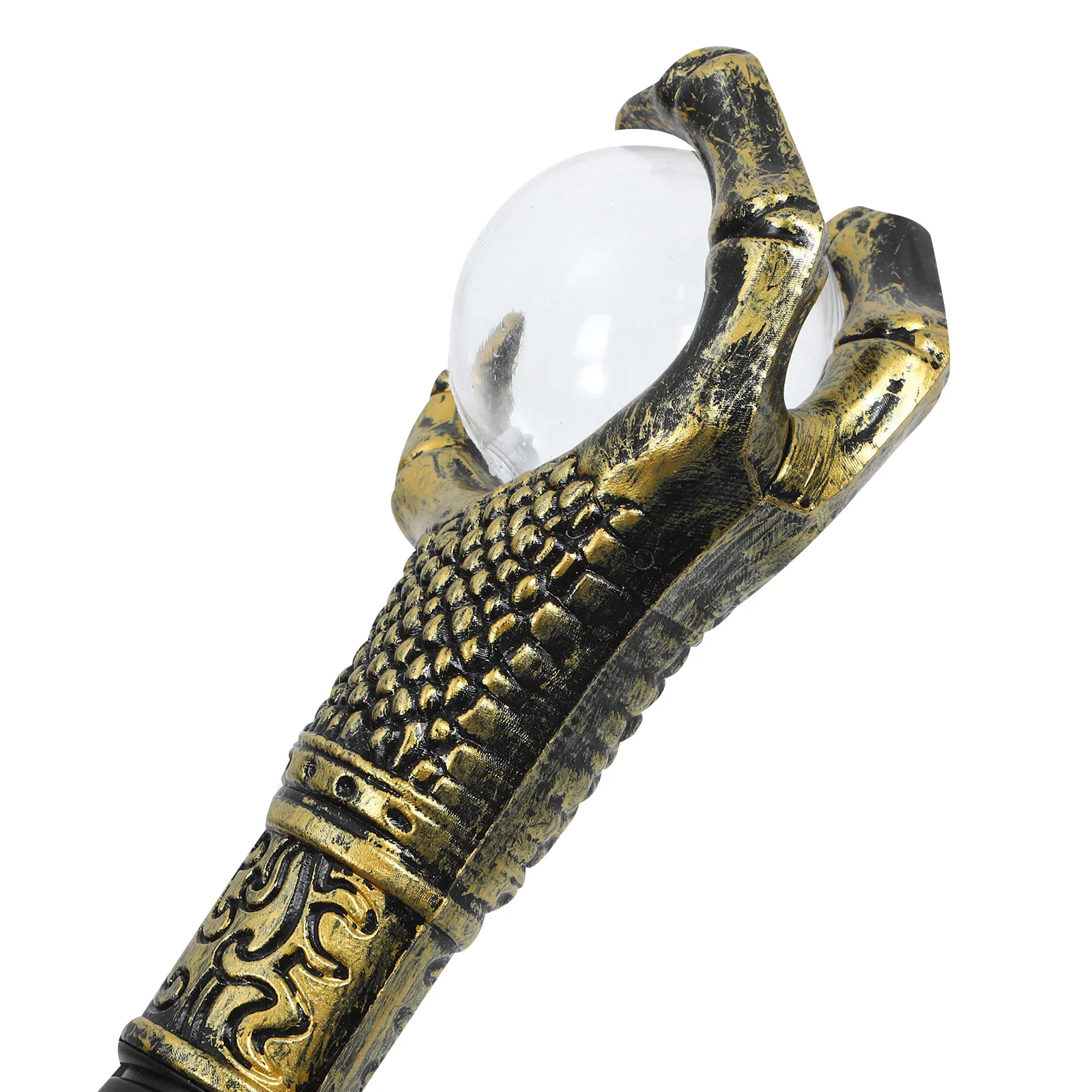 

1pcs Performance Scepter Punk Style Claw Walking Cane Halloween Dress Up Prop For Cosplay Party Decor Supplies